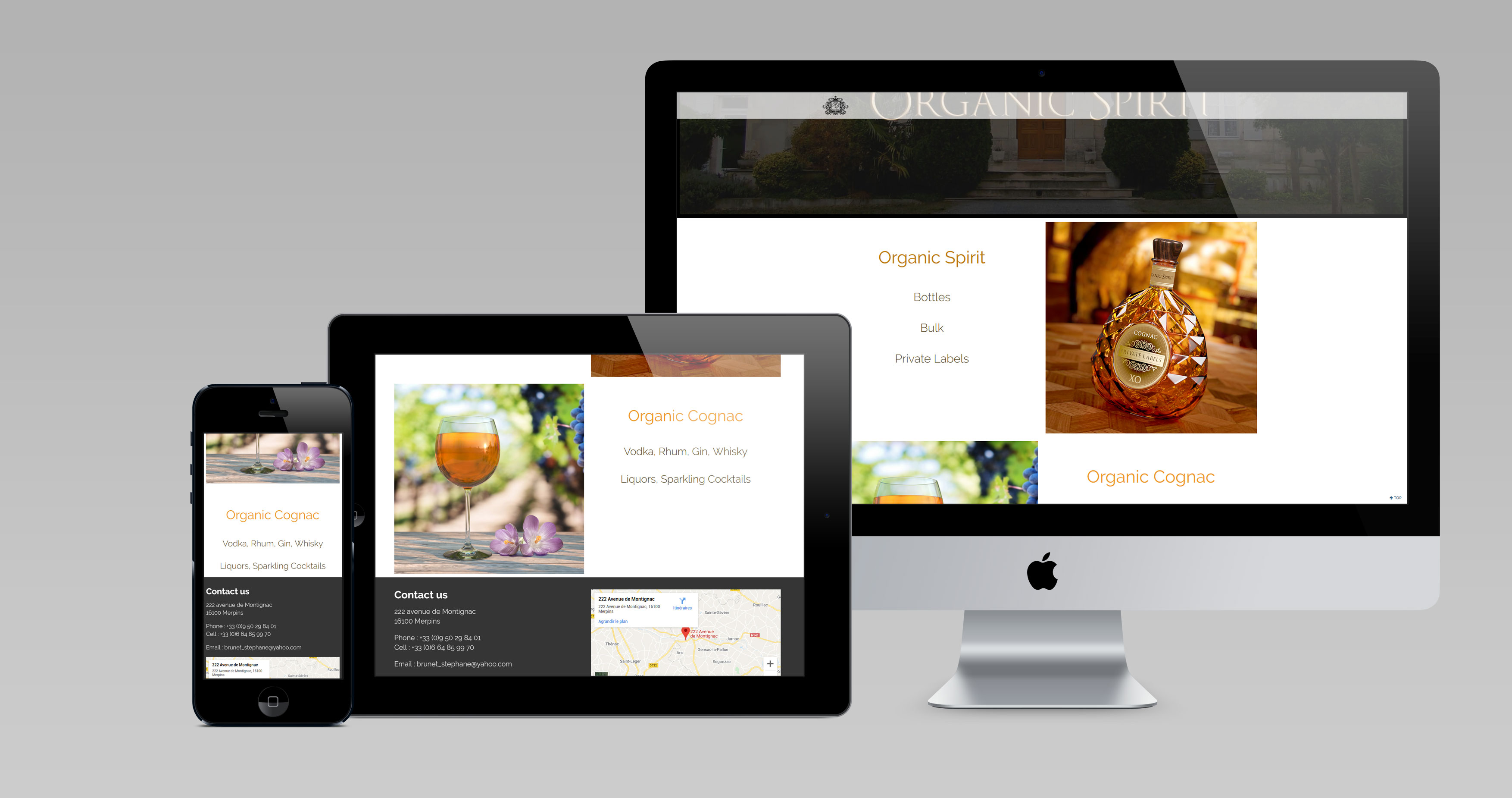 Site Web Organic Spirit